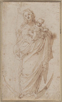 K 111
<br/>
Madonna en Kind op de maansikkel
<br/>
<em>Carracci, Lodovico (1555-1619)</em>